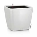 Кашпо Lechuza Квадро 21 LS Белое с системой полива и съемным горшком