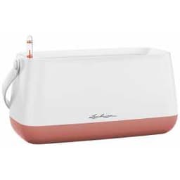 Корзинка для растений Юла Белый/ярко-розовый с системой автополива