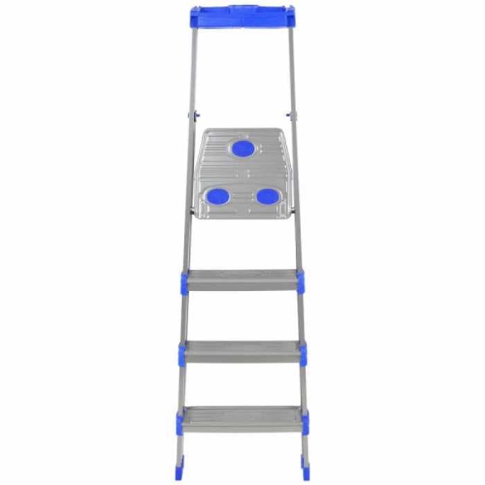 Стремянка Nika металлическая широкая 4ст арт (СМ4)