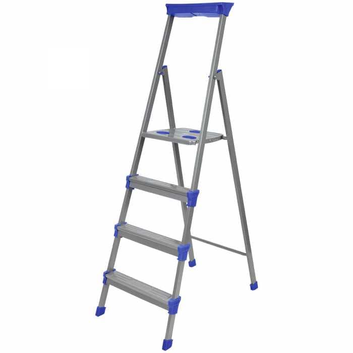 Стремянка Nika металлическая широкая 4ст арт (СМ4)