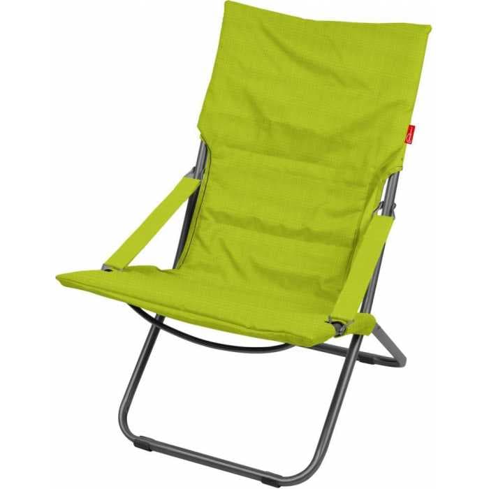 Кресло-шезлонг Nika складное с матрасом цвет киви (HHK-4)