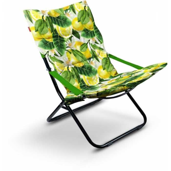 Кресло-шезлонг Nika складное с матрасом цвет красный (HHK-4/R)