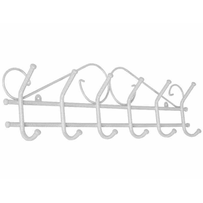 Вешалка "Ажур 6" белое серебро