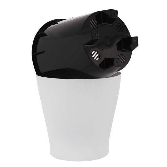 Горшок цветочный "Лея" 3,6л двойной с автополивом (белый)