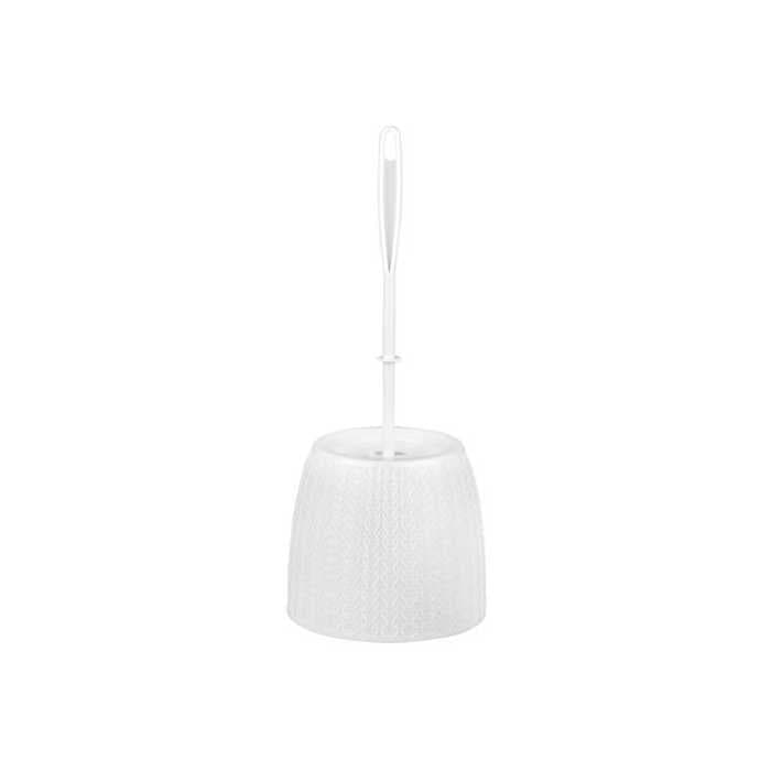 Ёрш с подставкой "Вязаное плетение" (белый) (уп.20)