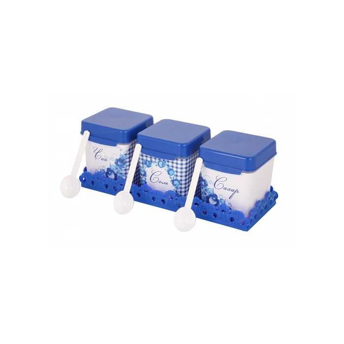 Набор ёмкостей "Флорель" 1,2л. на подставке (М4724)