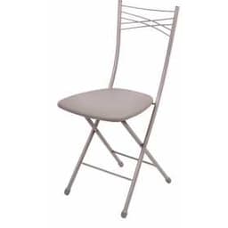 Стул складной "Nika 1" арт. ССН1/1 сер/сл кость