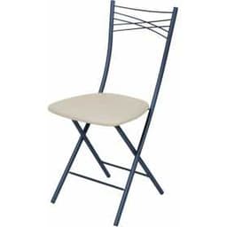 Стул складной "Nika 1" арт. ССН1/1 сер/сл кость