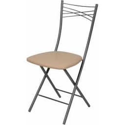 Стул складной "Nika 1" арт. ССН1/1 сер/сл кость