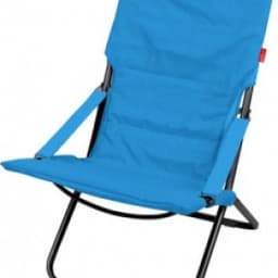 Кресло-шезлонг Nika складное с матрасом цвет синий (HHK-4/B)