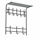 Вешалка Nika с полкой на 8 крючков арт. (ВПТ8)