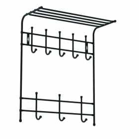 Вешалка Nika с полкой на 8 крючков арт. (ВПТ8)