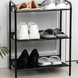 Подставка для обуви 3-пол. "Женева 13" черный