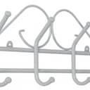 Вешалка "Ажур 4" белое серебро