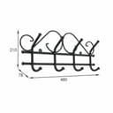 Вешалка "Ажур 4" черный