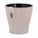 Горшок цветочный "Лея" 2,2л двойной (бежевый)