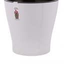 Горшок цветочный "Лея" 3,6л двойной с автополивом (белый)