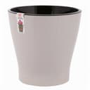 Горшок цветочный "Лея" 5л двойной с автополивом (бежевый)
