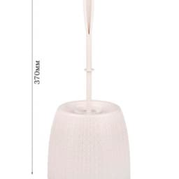 Ёрш с подставкой "Вязаное плетение" (бежевый) (уп.20)