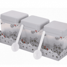 Набор ёмкостей "Пронто" 1,2л. на подставке (М7797)