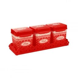 Набор ёмкостей "Уют" 1,2л. на подставке (М4723)