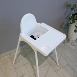 Стульчик для кормления белый (М6247)