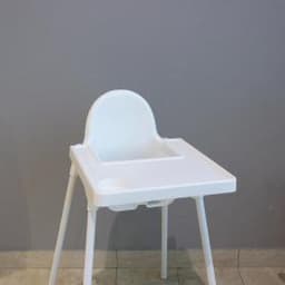 Стульчик для кормления белый (М6247)