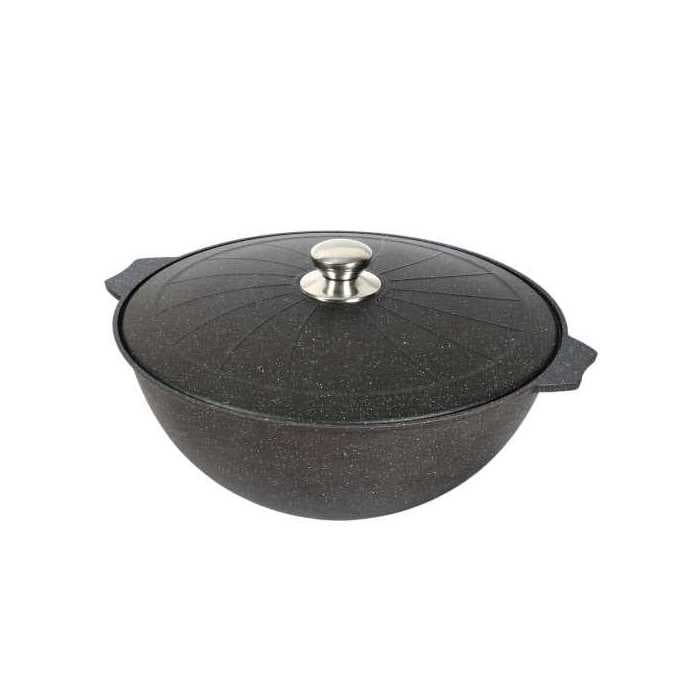 Казан для плова с алюминиевой крышкой «Гранит» Granite 10 л арт. 510701