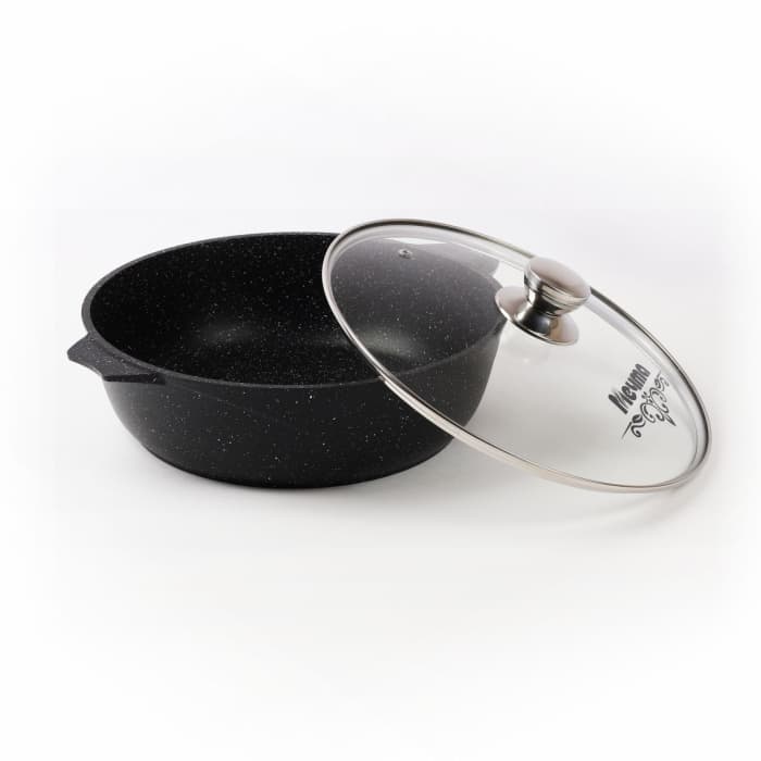 Кастрюля-жаровня «Гранит» Black 4л арт. 34802