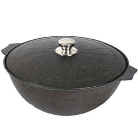 Казан для плова с алюминиевой крышкой «Гранит» Granite 10 л арт. 510701