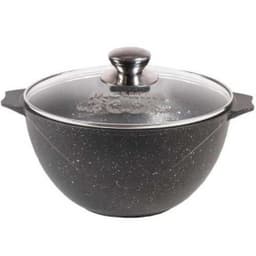 Казан для плова со стеклянной крышкой «Гранит» Granite 5л арт. 55701