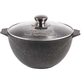 Казан для плова со стеклянной крышкой «Гранит» Granite 5л арт. 55701