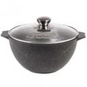 Казан для плова со стеклянной крышкой «Гранит» Granite7л арт. 57701