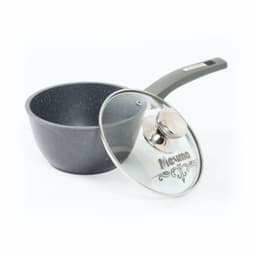 Ковш 1.7 Гранит Granite с несъёмной ручкой и стеклянной крышкой арт. 82701