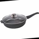 Сковорода со съёмной ручкой и крышкой «Гранит» Granite 24 см арт. с024701