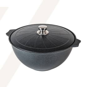 Казан для плова с алюминиевой крышкой «Гранит» Ultra Star 10 л арт. 510803