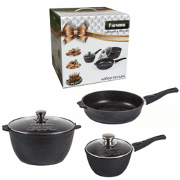 Набор посуды Гранит Black арт. 0-01802