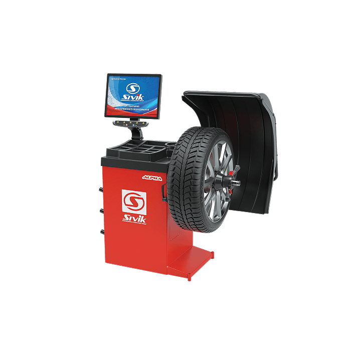 Балансировочный станок SIVIK Alpha Luxe СБМП-40 Л с LCD монитором.