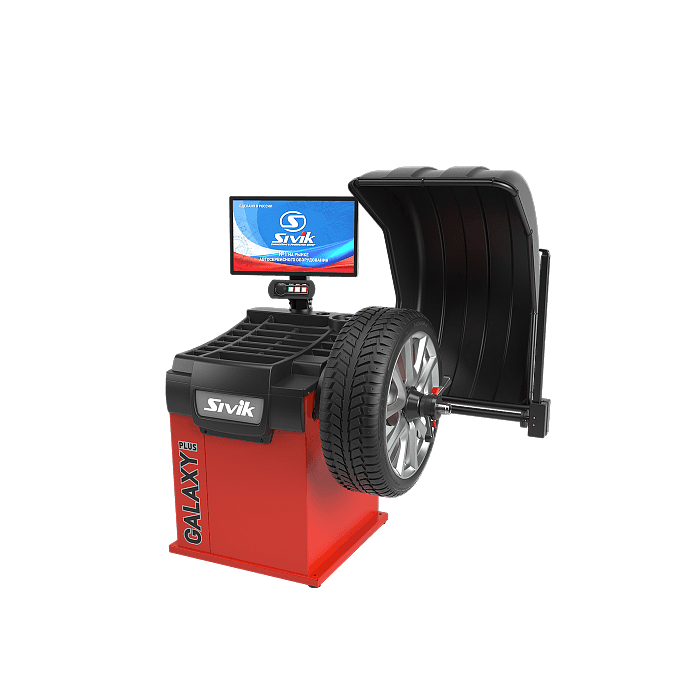 Балансировочный станок SIVIK Galaxy Plus СБМП-60/3D Л с LCD монитором.