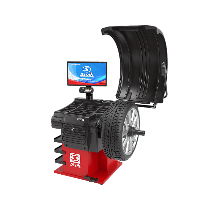 Балансировочный станок SIVIK Gelios (p) СБМП-60/3D Plus (УЗ, ЭМВ, ТЛУ) с LCD монитором