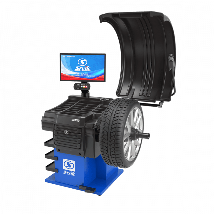 Балансировочный станок SIVIK Gelios (p) СБМП-60/3D Plus (УЗ, ЭМВ, ТЛУ) с LCD монитором