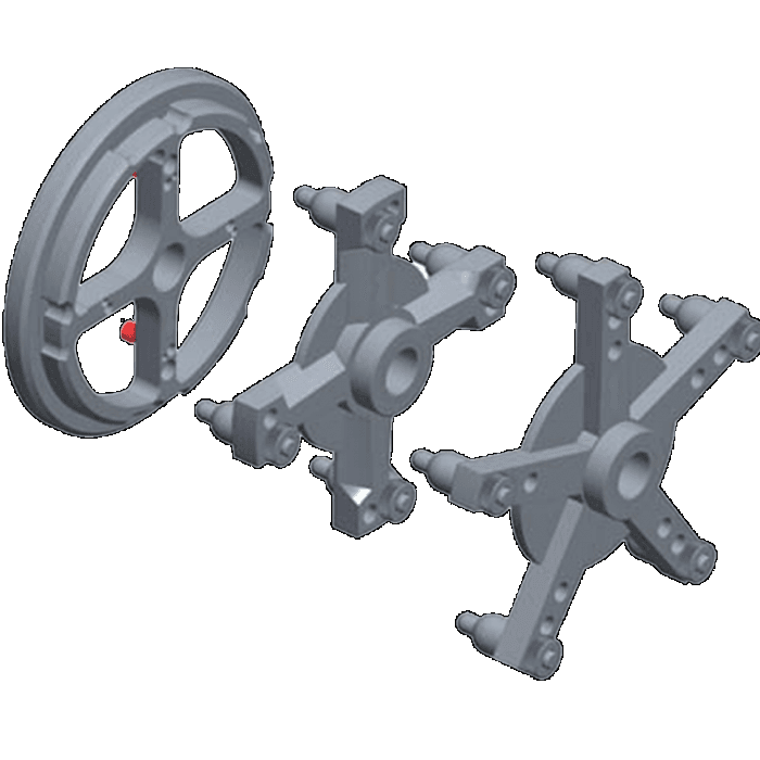 Набор адаптеров для колес грузовых автомобилей SIVIK КС-223 КС-223 (кольцо, 4-х лучевая звезда, 5-ти лучевая звезда, )