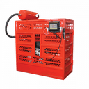 Пост накачивания грузовых колес SIVIK КС-115 (в комплекте: защитная сетка, бустер, устройство автоматического накачивания AirD PRO-10, шланг, пневмозамок)