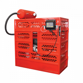 Пост накачивания грузовых колес SIVIK КС-115 (в комплекте: защитная сетка, бустер, устройство автоматического накачивания AirD PRO-10, шланг, пневмозамок)