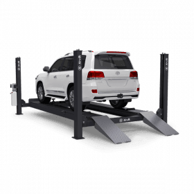 Четырехстоечный электрогидравлический автоподъемник SIVIK ПГА-6500/4 под сход/развал, пневматические фиксаторы, грузоподъемность 6.5т.