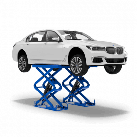 Ножничный электрогидравлический автоподъемник SIVIK ПГН-3000/Н-02, встраиваемый в пол, 2-х цилиндровый, пневматические фиксаторы, грузоподъемность 3.0т.