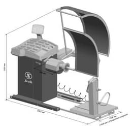 Балансировочный станок SIVIK Trucker Standard SIVIK СБМП-200 Ст
