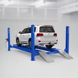 Четырехстоечный электрогидравлический автоподъемник SIVIK ПГА-6500/4 слесарный, пневматические фиксаторы, грузоподъемность 6.5т.