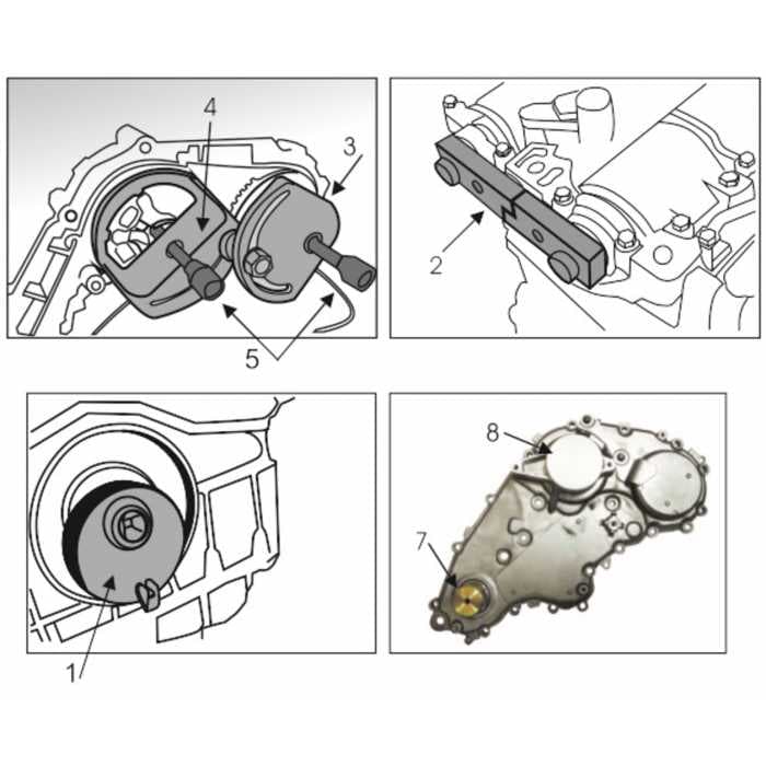 Набор фиксаторов коленвала и распредвала (VOLVO двиг.T6 с 2007 г.в.) JTC /1 JTC-4002