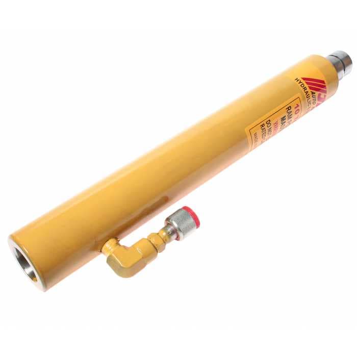 Гидроцилиндр силовой, усилие 10т, шток 250мм, высота 453-707мм, внутренний диаметр 45мм, штуцер 1/4", 3/8" JTC /1 JTC-8P102